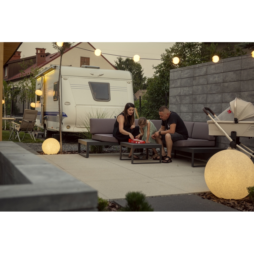 Außenleuchte STONO 1xE27/15W/230V Ø 31,5 cm IP65