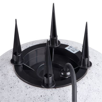 Außenleuchte STONO 1xE27/15W/230V Ø 23 cm IP65