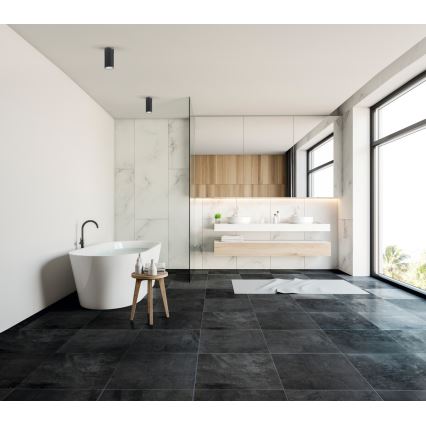 Badezimmerstrahler AQILO 1xE14/10W/230V IP65 anthrazit