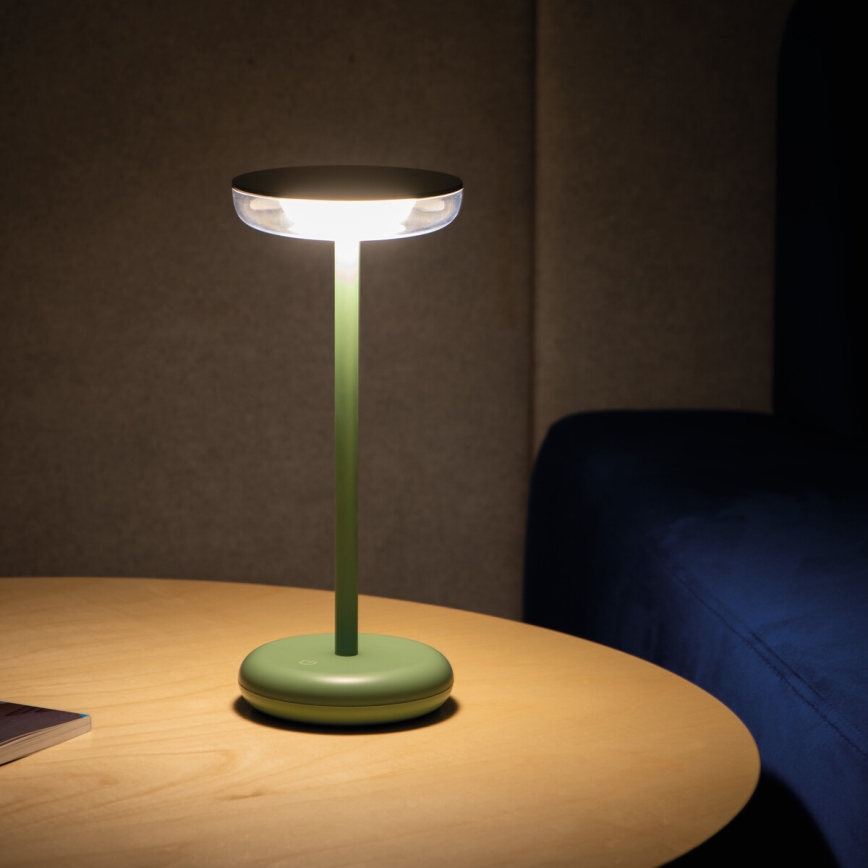 LED-dimmbare Akku-Lampe FLUXY LED/1,7W/1800 mAh IP44 grün