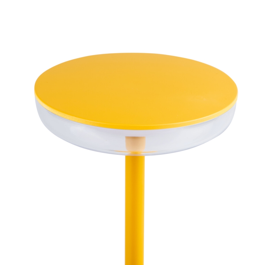 Kanlux 37314 - Dimmbare aufladbare LED-Leuchte FLUXY LED/1,7W/1800 mAh IP44 gelb