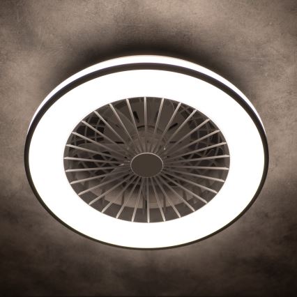Dimmbare LED-Deckenleuchte mit Ventilator PLAVE LED/48W/230V 3000/4000/6500K + Fernbedienung