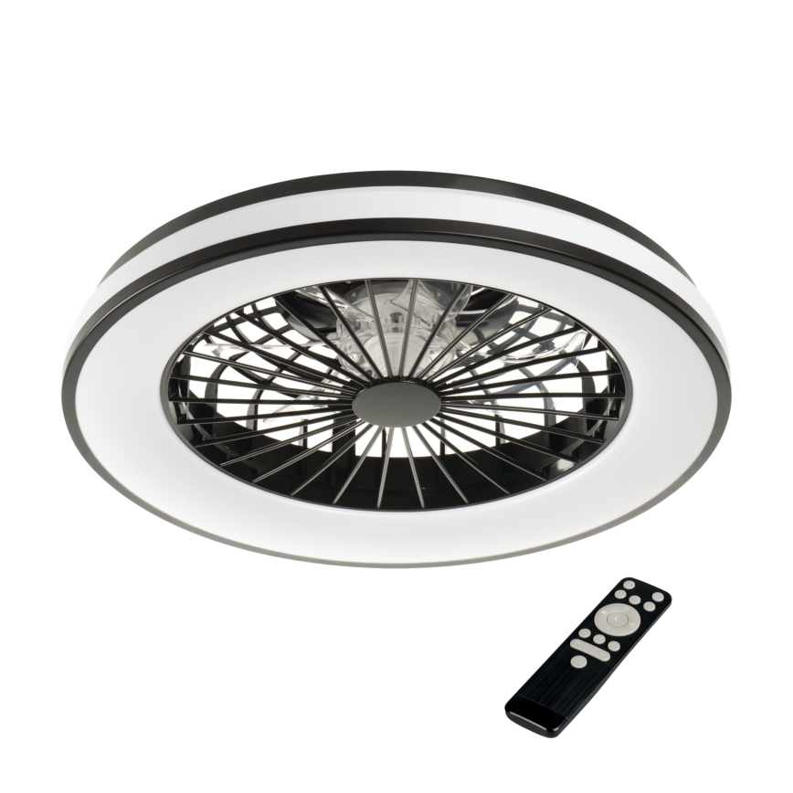 Dimmbare LED-RGBW-Deckenleuchte mit Ventilator PLAVE LED/48W/230V 3000/4000/6500K + Fernbedienung