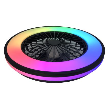Dimmbare LED-RGBW-Deckenleuchte mit Ventilator PLAVE LED/48W/230V 3000/4000/6500K + Fernbedienung