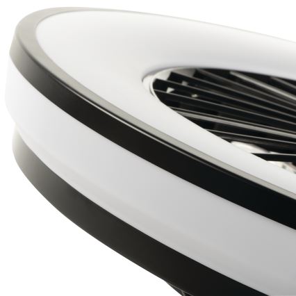 Dimmbare LED-RGBW-Deckenleuchte mit Ventilator PLAVE LED/48W/230V 3000/4000/6500K + Fernbedienung