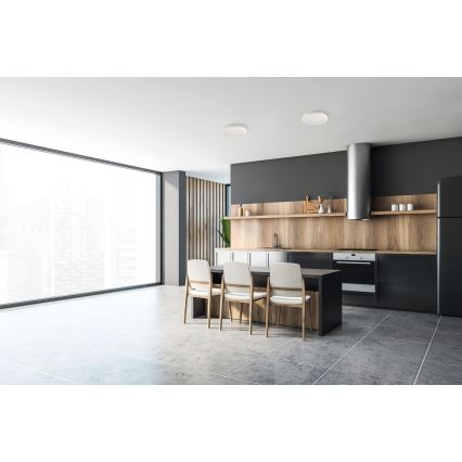 LED-Deckenleuchte für den Außenbereich BENO ECO LED/12W/230V 3000/4000/6500K d 20 cm IP65 weiß