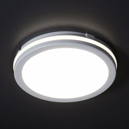 LED-Deckenleuchte für den Außenbereich BENO ECO LED/12W/230V 3000/4000/6500K d 20 cm IP65 weiß