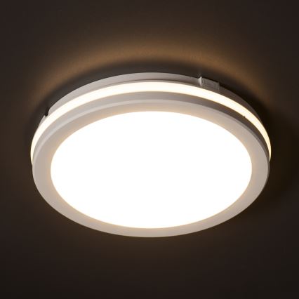 LED-Deckenleuchte für den Außenbereich BENO ECO LED/12W/230V 3000/4000/6500K d 20 cm IP65 weiß