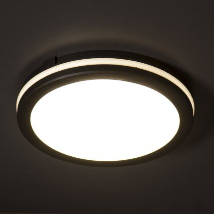 LED-Deckenleuchte für den Außenbereich BENO E LED/30W/230V 3000/4000/6500K d 30 cm IP65 schwarz