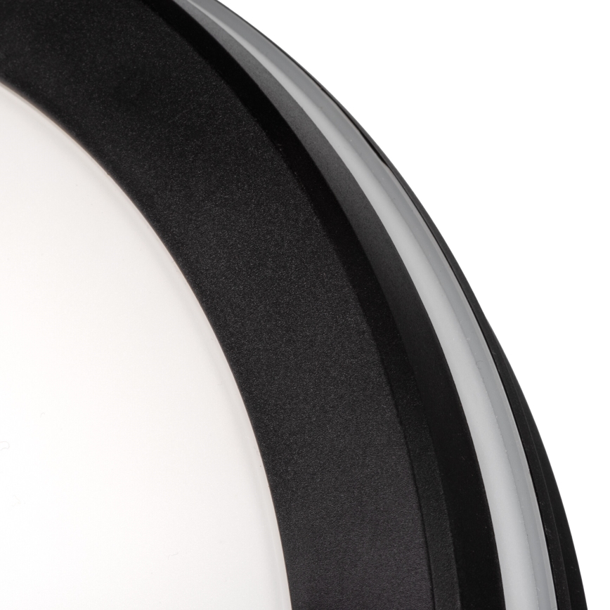 LED-Deckenleuchte für den Außenbereich BENO E LED/30W/230V 3000/4000/6500K d 30 cm IP65 schwarz