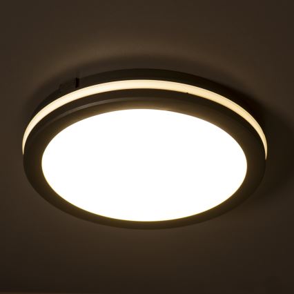 LED-Deckenleuchte für den Außenbereich BENO ECO LED/40W/230V 3000/4000/6500K d 40 cm IP65 schwarz