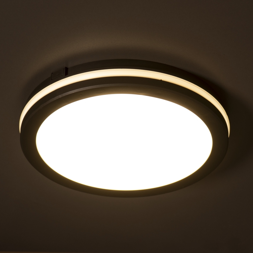 LED-Deckenleuchte für den Außenbereich BENO ECO LED/40W/230V 3000/4000/6500K d 40 cm IP65 schwarz