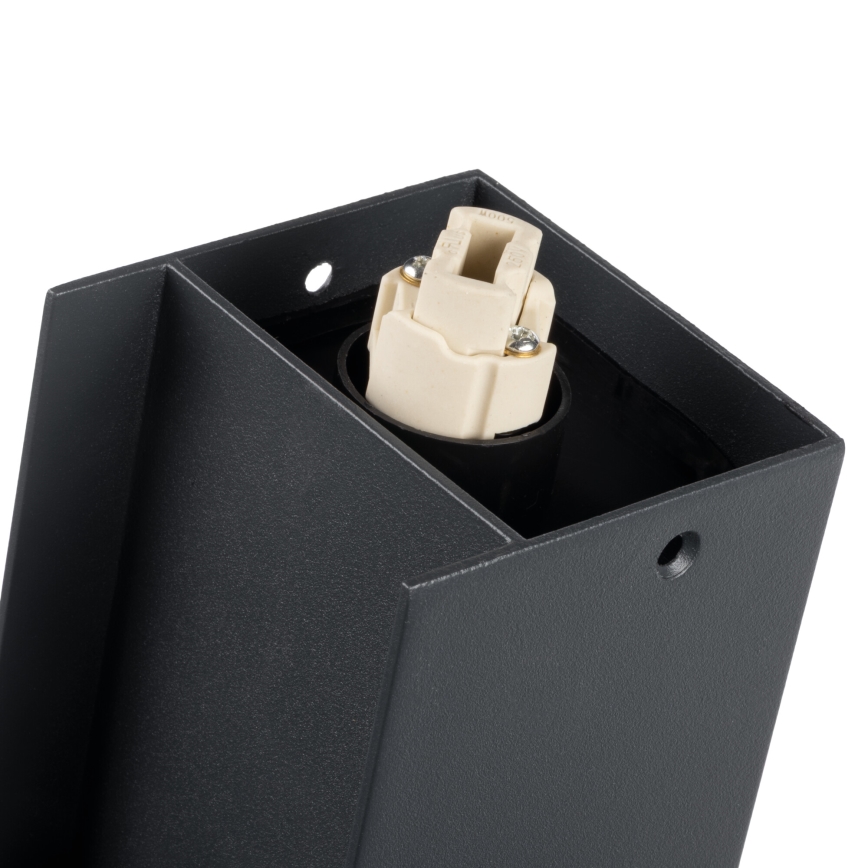 Außenwandleuchte DASTEN 1xG9/11W/230V IP44 Schwarz