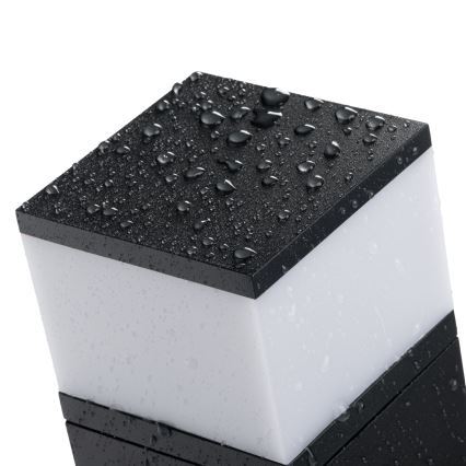 Außenleuchte DASTEN 1xG9/11W/230V 50 cm IP44 schwarz
