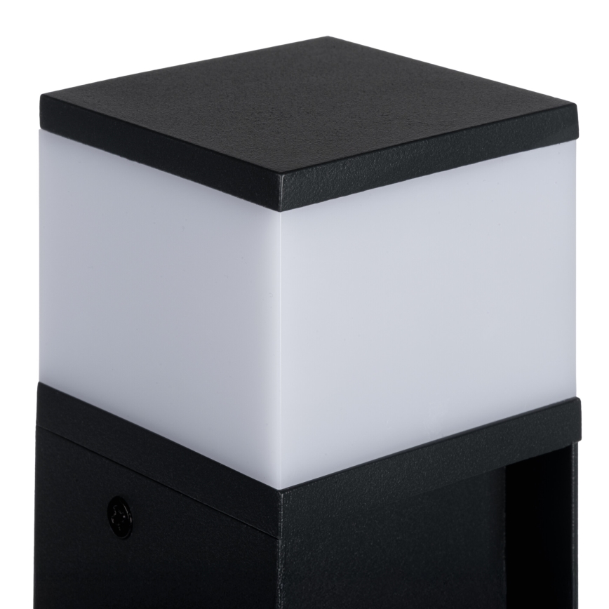 Außenleuchte mit 2 Steckdosen DASTEN 1xG9/11W/230V 50 cm IP44 schwarz
