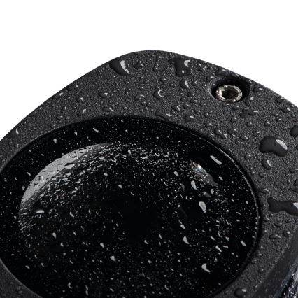 Outdoor-Wandleuchte ZEVI 2xGU10/10W/230V IP54 schwarz