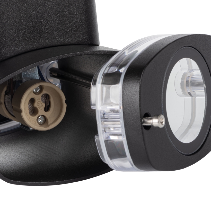 Outdoor-Wandleuchte ZEVI 1xGU10/10W/230V IP54 anthrazit