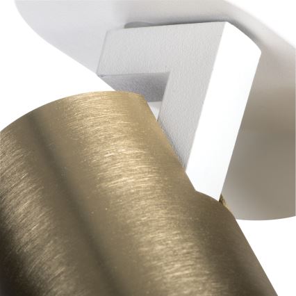 Strahler LAURIN 3xGU10/10W/230V Messing/weiß