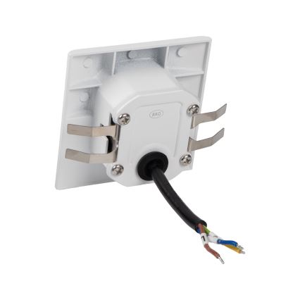 LED-Treppenleuchte mit Bewegungs- und Dämmerungssensor EXIN LED/2,5W/230V 4000K IP65, weiß, eckig