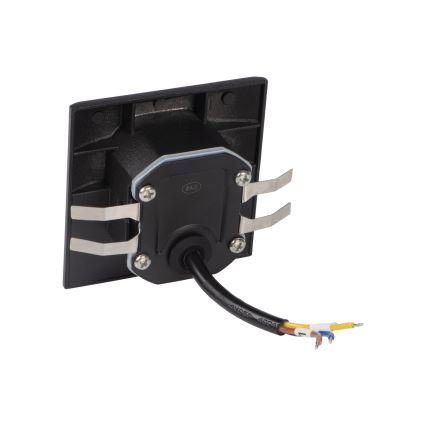 LED-Treppenleuchte mit Bewegungs- und Dämmerungssensor EXIN LED/2,5W/230V 4000K IP65 schwarz, eckig