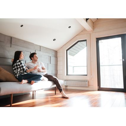 LED-Einbauleuchte FIZU LED/4W/230V 3000/4000/6500K schwarz