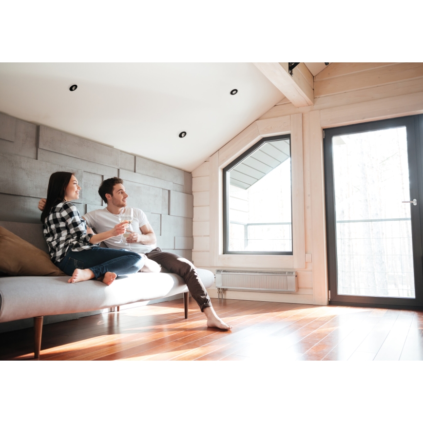 LED-Einbauleuchte FIZU LED/4W/230V 3000/4000/6500K schwarz