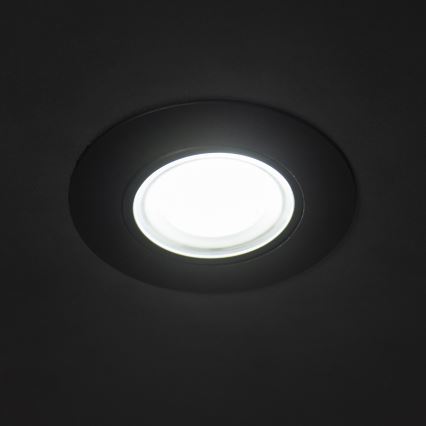 LED-Einbauleuchte FIZU LED/4W/230V 3000/4000/6500K schwarz