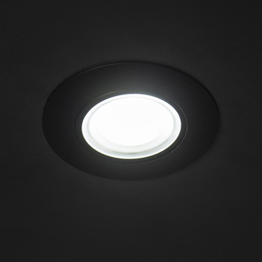 LED-Einbauleuchte FIZU LED/4W/230V 3000/4000/6500K schwarz