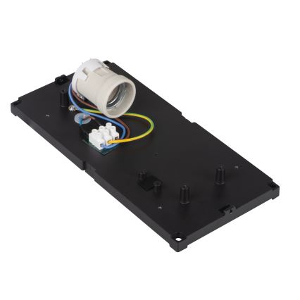 Außenwandleuchte LERTO 1xE27/15W/230V IP54 schwarz