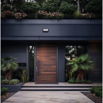 LED-Außenwandleuchte XERTO, 20 W, 230 V, 3000/4000/6500 K, IP65, schwarz