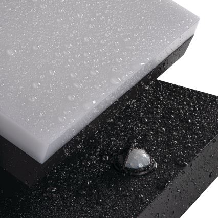 LED-Außenwandleuchte mit Bewegungs- und Dämmerungssensor XERTO LED/20W/230V 3000/4000/6500K IP44 schwarz