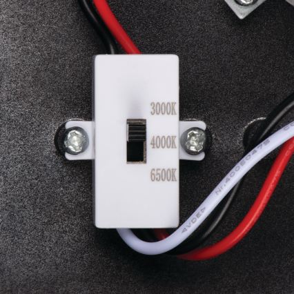 LED-Außenwandleuchte mit Bewegungs- und Dämmerungssensor XERTO LED/20W/230V 3000/4000/6500K IP44 schwarz