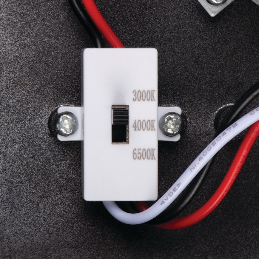 LED-Außenwandleuchte mit Bewegungs- und Dämmerungssensor XERTO LED/20W/230V 3000/4000/6500K IP44 schwarz