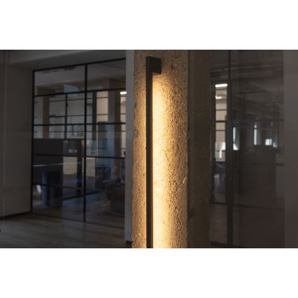 LED-Außenwandleuchte YALTE LED/12 W/230 V 3000/4000/6500 K 123 cm IP54 schwarz