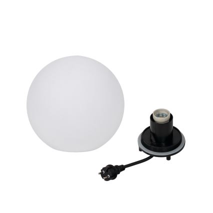 Außenleuchte STONO 1xE27/15W/230V Ø 20 cm IP65 weiß