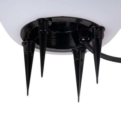 Außenleuchte STONO 1xE27/20W/230V Ø 40 cm IP65 weiß