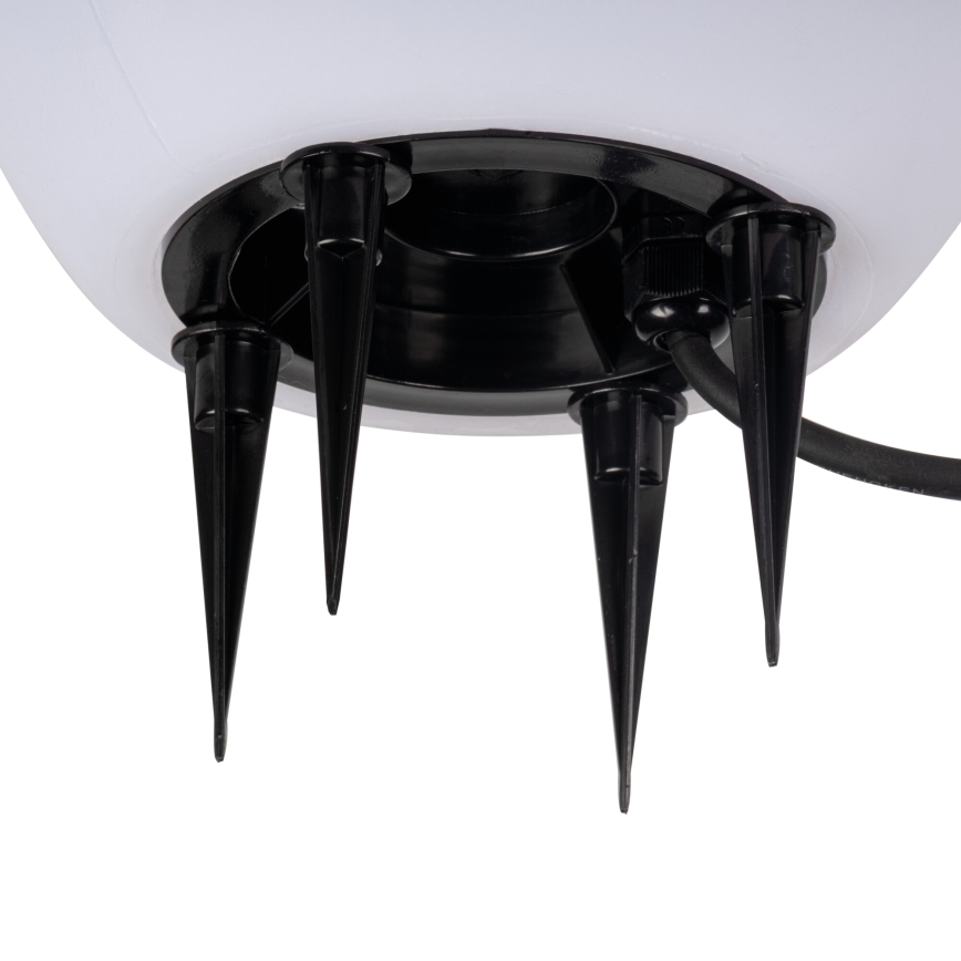 Außenleuchte STONO 1xE27/20W/230V Ø 40 cm IP65 weiß