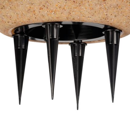 Außenlampe STONO 1xE27/20W/230V Ø 40 cm IP65 beige