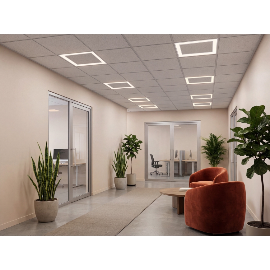 LED-Einbaurahmen für Rasterdecken AVAR LED/32W/230V 3000/4000/6000K 60x60 cm UGR19