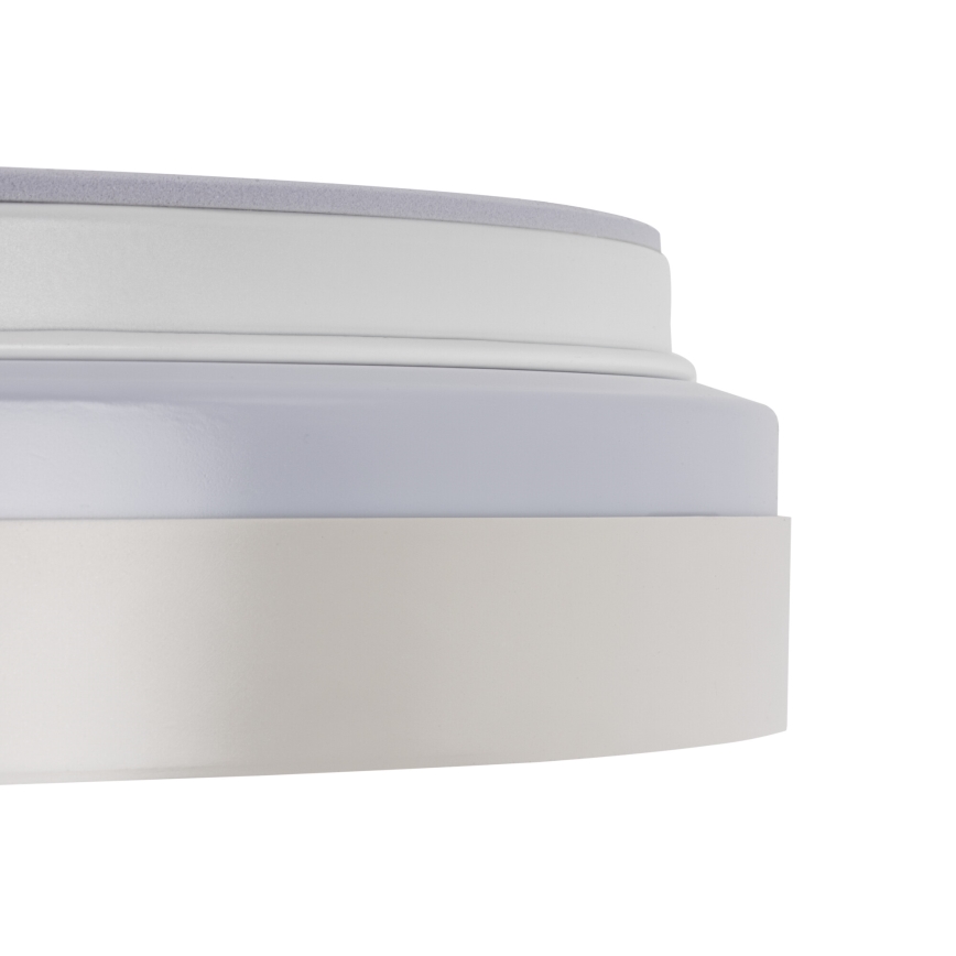 LED-dimmbare Deckenleuchte LIXAN LED/47W/230V 3000-6500K Ø 38,6 cm weiß/silber + Fernbedienung