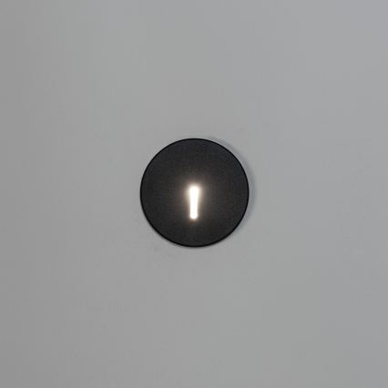 LED-Treppenleuchte MAGNIK LED/1,7W/230V 2700/3300/3900/4600/5700K schwarz rund