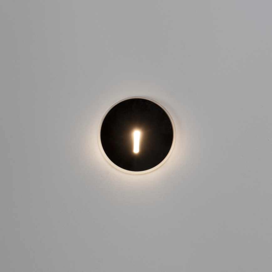 LED-Treppenleuchte MAGNIK LED/1,7W/230V 2700/3300/3900/4600/5700K schwarz rund
