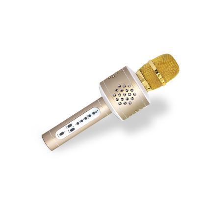 Karaoke-Mikrofon 6W/5V 1500 mAh Bluetooth gold