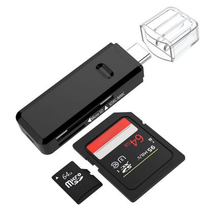 Kartenleser MicroSD SDXC MMC mit Anschluss USB-C