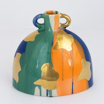 Keramik-Vase 21,5x20,7 cm