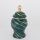 Keramik-Vase 30x17 cm golden/grün