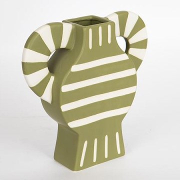 Keramik-Vase 32x30,8 cm grün