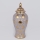 Keramik-Vase 35x18,5 cm golden/grau