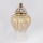Keramik-Vase 35x18,5 cm golden/weiß