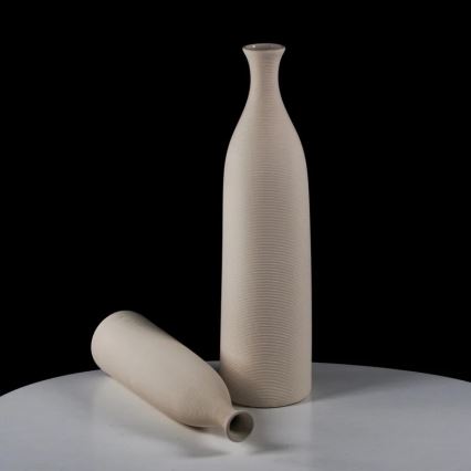 Keramikvase 33 cm, weiß